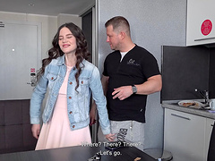 Lovely Tina Grey enjoys while getting dicked from behind - HD