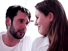 Paige Owens enjoys while giving her BF a deepthroat blowjob