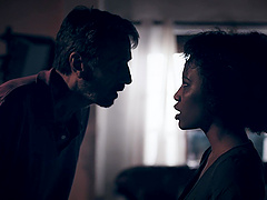 Interracial pussy licking on the bed with Anny Aurora and Demi Sutra