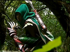 Hardcore outdoor fucking with Nicole Love and Luna Corazon