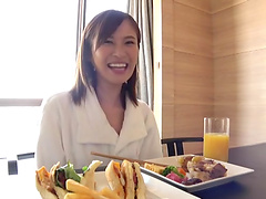 Japanese MMF threesome with ravishing Kamizaki Mai & her coworkers