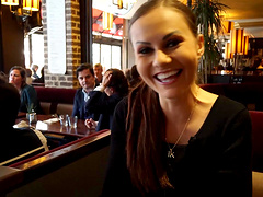 Interracial dicking on the sofa with horny Tina Kay and her boss