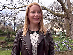 Video of hot ass blondie Kiara Knight getting fucked by a stranger