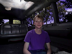 Quickie fucking in the van with adorable model Ava Sinclaire