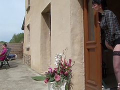 Horny mature Lucie Luke seduced a younger guy for wild fucking