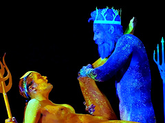 Kinky fucking with body paint makes adorable Charli Red moan