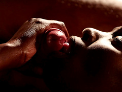 Erotic interracial lovemaking with short hair ebony Zaawaadi