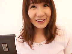 Fucking in the bedroom with a cock hungry Japanese girlfriend