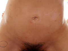 Sexy Asian girl Jade Kush gets massaged and fucked balls deep