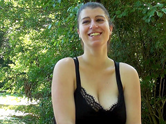 Outdoors video of amateur Ilia having sex in the local forest