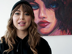 Slutty porn star Riley Reid gets her tight ass fucked balls deep