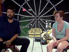 BDSM fetish video with naughty chicks having fun with their friend