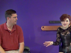 Dirty husband wants to be fucked by his naughty redhead wife