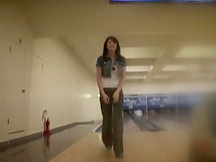 Quickie fucking in the bathroom with sexy Japanese Satou Erika