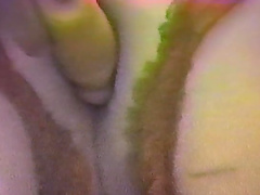 Homemade video of a horny wife wearing fishnet being fucked