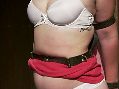 Immobilized Blonde Sofia Lauryn Gets Pussy and Ass Toyed