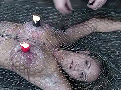 Wicked Bondage and Candle Wax Torture for Toyed Babe Trina Michaels