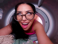 Julia De Lucia enjoys while being fucked hard in the bathroom
