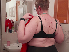 Denisa moans while getting penetrated by a big black dick