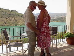 Camilla Creampie moans while being fucked outdoors by her hubby