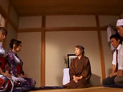 Japanese chick moans while getting pleasured by her hubby