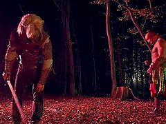 Eveline Dellai moans while getting penetrated hard by her man