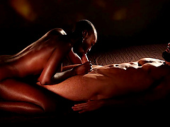 Erotic interracial fucking with ravishing Zaawaadi & her man