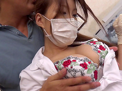 Japanese nurse enjoys while getting fucked - Yume Mitsuki