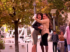 Annabelle More moans while getting fingered by hot Nelly Kent