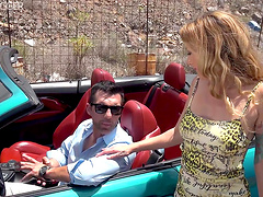 Tattooed Aylin Tattoo moans while being fucked on the beach