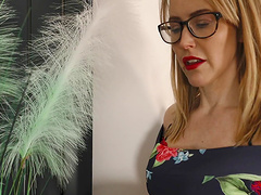 Mackenzie Page with big tits moans while pleasuring herself