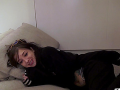 Rough fucking in the evening with heavily tattooed Kelsi Lynn