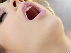 Tattooed porn star Chanel Preston spreads her legs for oral sex