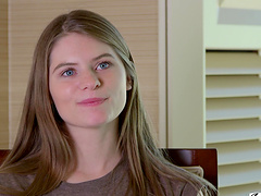 Alice March enjoys while her shaved pussy is being licked