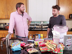 Video of two passionate guys making the best lunch possible