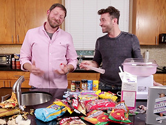 Video of two passionate guys making the best lunch possible