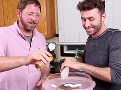 Video of two passionate guys making the best lunch possible