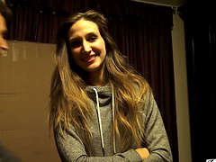 Foxy model Mystica Jade loves posing for the camera before having sex