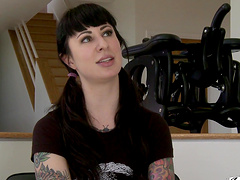 Tattooed pornstar enjoys while getting licked and fucked good