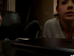 Amateur video of provocative wife Chanel Preston showing her cunt