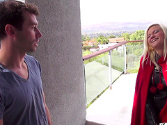 Chloe Foster enjoys while getting pleasured in the backstage