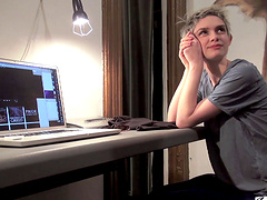 Diana Colton moans while being fingered by her boyfriend