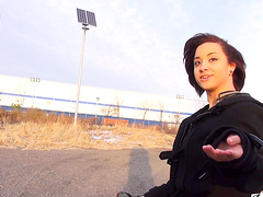 Grayson Z enjoys while giving her boyfriend a nice blowjob