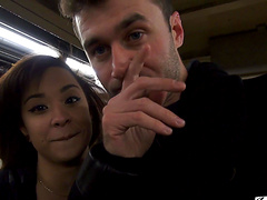 Grayson Z enjoys while giving her boyfriend a nice blowjob