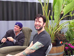 Behind the stage of porn making with naughty blonde Dahlia Sky