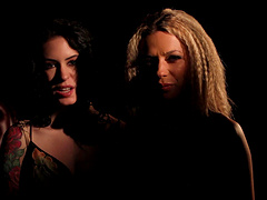 Erotic lesbian fingering with Shalina Devine & Anna De Ville