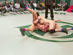 Lesbian Wrestling Tournament Goes Wild With An All Naked Rule!