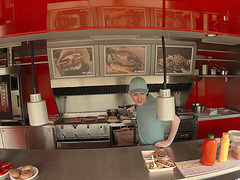 Lady Lyne enjoys while sucking a hard cock in HD POV video