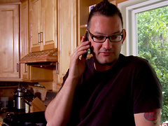 Amy Brooke enjoys while giving her hubby an amazing blowjob