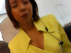 Nao Kirishima gets fucked in the office by a client